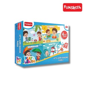 Funskool Play & Learn Seasons Puzzle: Explore a Year of Fun with 120 Pieces!
