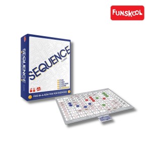 Funskool Sequence: Classic Board Game of Strategy and Fun for Families!