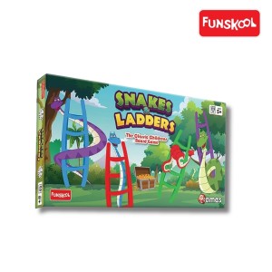 Funskool Snakes & Ladders: Classic Board Game for Fun & Learning (Ages 4+)