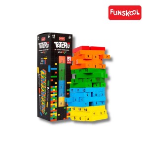 Funskool Tateru: The Classic Stacking Tower Game for Thrilling Family Fun
