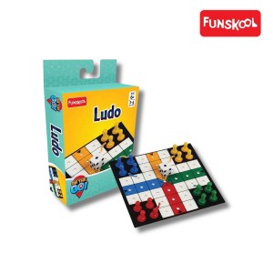 Funskool Travel Ludo: Frozen Fun! Classic Board Game for On-the-Go Adventures