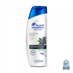 Head & Shoulders Charcoal Detox Anti-Dandruff Shampoo- 400ml