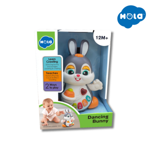Hola HE9991: Wiggle & Giggle! Interactive Dancing Bunny for Babies (0 Months+)