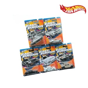 Hot Wheels HNR88 Fast & Furious Assortment: Recreate High-Octane Movie Stunts (1:64 Scale - Various Models)