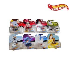 Hot Wheels GCK28 Disney Character Car Complete Set: 8 Beloved Characters Race into Fun! (Ages 3+)