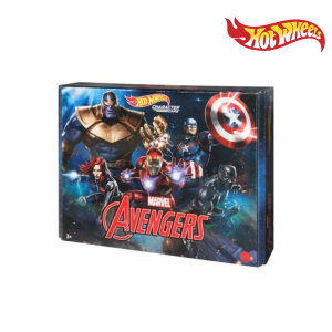 Hot Wheels HBY34 Marvel Character Car 5-Pack - Assemble Your Squad! (Iconic Superheroes in 1:64 Scale)