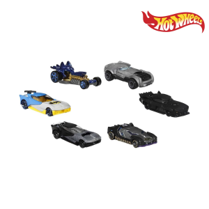 Hot Wheels HBY35 Batman Character Car 6-Pack - Unleash the Batmobile Collection (1:64 Scale, Collectible)