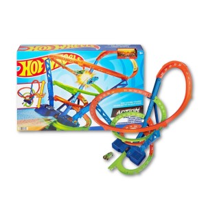 Hot Wheels HGV67 Action Spiral Speed Crash Track Set