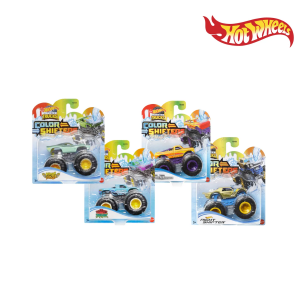 Hot Wheels HGX06 Monster Trucks Chromochemous Bone Shaker - 1:64 Scale Color Shifter Monster Truck (Icy Cold Water Activation)