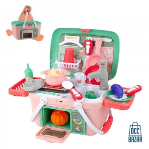 Indoor chef cooking kitchen pretend play set toy