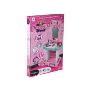 Kids' Glamorous Makeup Vanity Set with Lights and Sounds