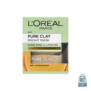 L'oreal Paris Pure Clay Bright Mask- 50ml