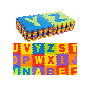 Large Alphabet Play Mat (26 Pcs) - Soft EVA Foam Puzzle Mat for Learning & Play (Ages 3+)