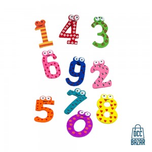 10pcs/set Montessori Baby Number Refrigerator Fridge Magnetic Figure Stick Mathematics Wooden Educational Kids Toys for Children