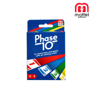 Phase 10 Card Game: Rummy-Style Challenge by Mattel - Be the First to 10 Phases!