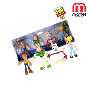 Toy Story 4 Bendable Mini Figure 4-Pack: Adventure Awaits! (GLG63) by Mattel - Woody, Buzz & More!