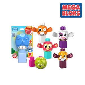 Mega Bloks GKX45 Peek A Blocks Surprise Animal & Block Set