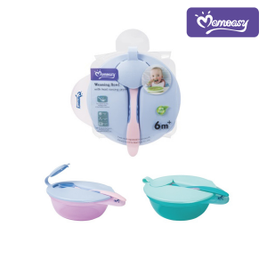 Momeasy Heat-Sensing Weaning Bowl and Spoon Set (6m+)