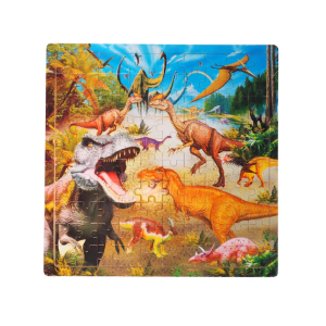 Montessori Dinosaur Wooden Puzzle - 100 Piece Educational Toy