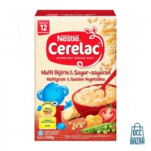 Nestle Cerelac Cereal - MultiGrain & Garden Vegetable (12 Months) 250g