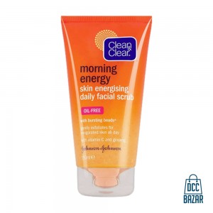 Clean & Clear Morning Energy Oil-Free Daily Facial Scrub- 150ml