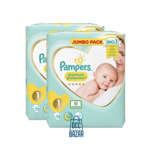 Pampers Premium Protection Size-1 (72 Nappies) Weight:2-5kg