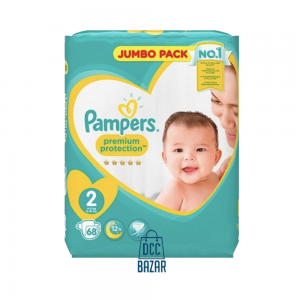 Pampers Premium Protection Size-2 (68 Nappies) Weight:4-8kg