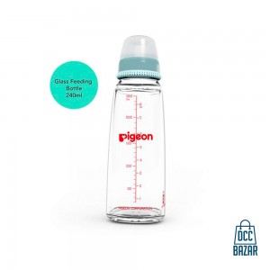 Pigeon Glass Feeding Bottle 240ml