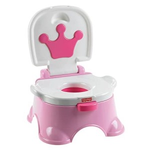 Fisher-Price Pink Princess Stepstool Potty Training Seat