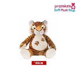 Premium 1059 Plush Sitting Tiger: Giant Soft Toy for Kids (Ages 3+) - 46cm Cuddly Fun!