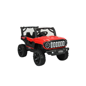 Red 4x4 Kids Electric Jeep with Music, Lights, and Remote Control