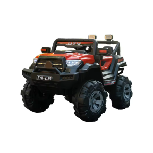 Red Kids Electric Jeep Ride-On Car with Battery