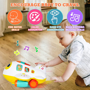 My First Airplane Baby Toy Intelligence Music/light/sound for Kids