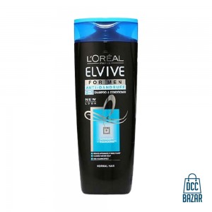 L'Oreal Elvive Anti Dandruff 2 In 1 Shampoo & Conditioner For Men- 400ml