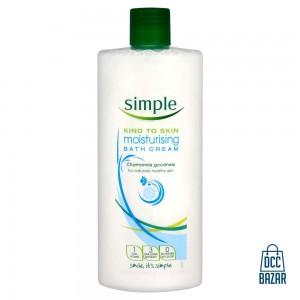 Simple Kind To Skin Moisturising Bath Cream- 400ml