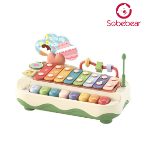 Sobebear: Explore Melodies! 2-in-1 Xylophone & Piano for Curious Babies (6 Months+)