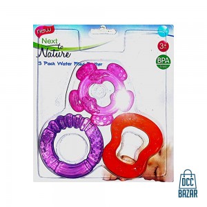 NEXT NATURE 3 PACK WATER FILLED TEETHER