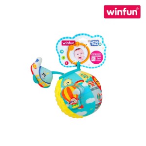 WinFun 000268 Lil' Traveler Activity Ball: Soft & Engaging Developmental Toy for Babies