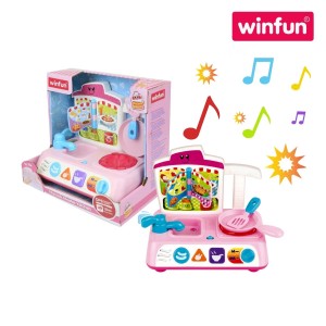  Winfun 00755G: Let's Cook! Interactive Play Kitchen with Lights, Sounds & Water Effects (Ages 3 Years+)