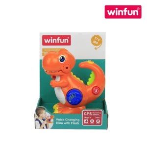  Winfun 002400: Talk & Play Dino - Interactive Dinosaur with Voice Changer & Lights (Ages 18 Months+)