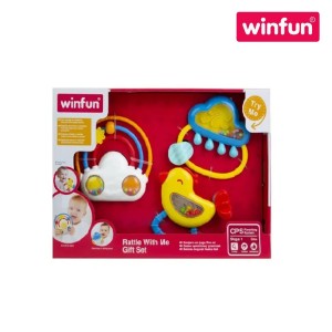 Winfun 003030: Sensory Rattles Gift Set - Light-Up & Musical Rattles for Babies (Ages 3 Months+)