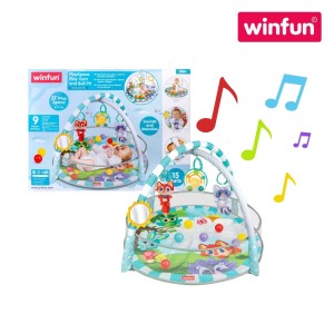 Winfun 710000 PlaySpace Play Gym and Ball Pit - Versatile Infant Activity Center with Musical Rattle