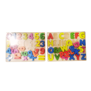 Wooden Baby's Palm Puzzle - Interactive Finger Learning Toy