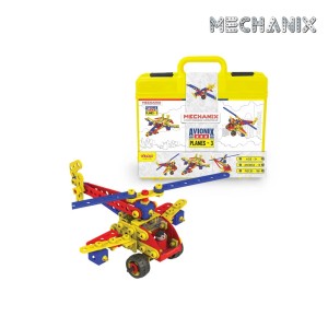 Zephyr 02009 Mechanix Plastic: 180-Piece Building Set for Kids (Ages 5+) - Build 15+ Airplane Models!