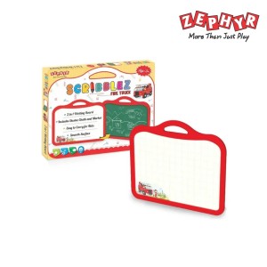 Zephyr 04032 Scribblez Fire Truck: Double-Sided Fun! Draw & Write on the Go! (Model 04032)